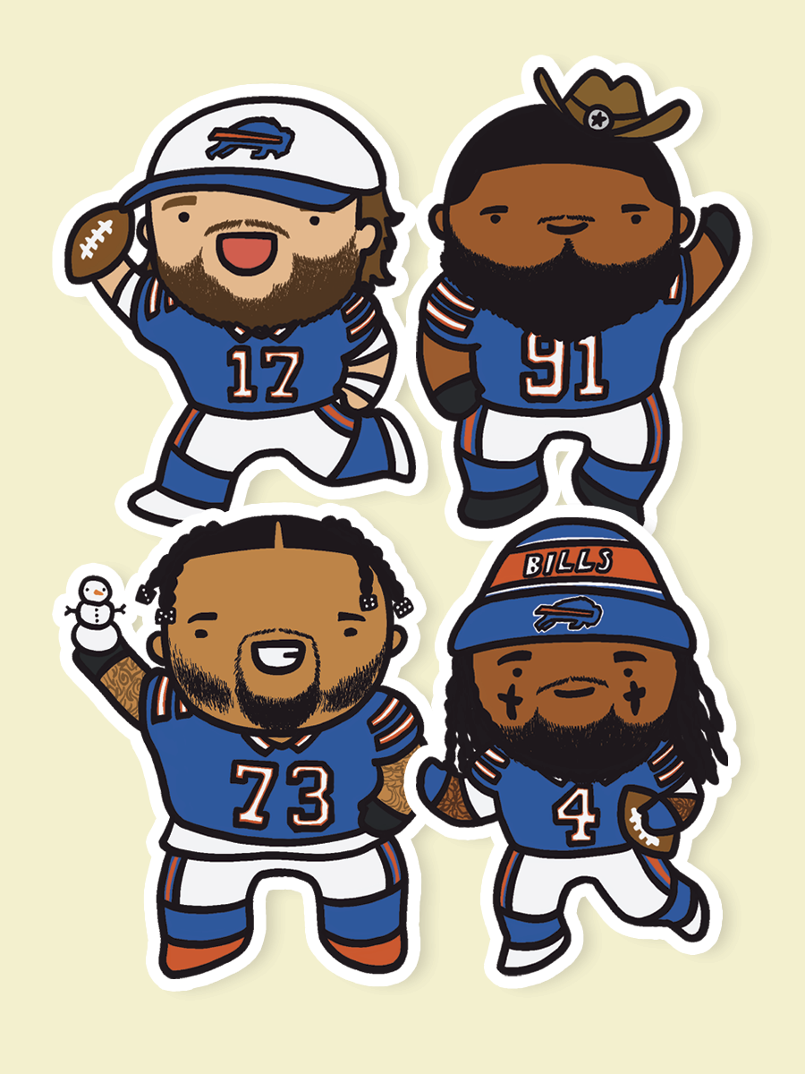 Buffalo Bills Sticker Pack