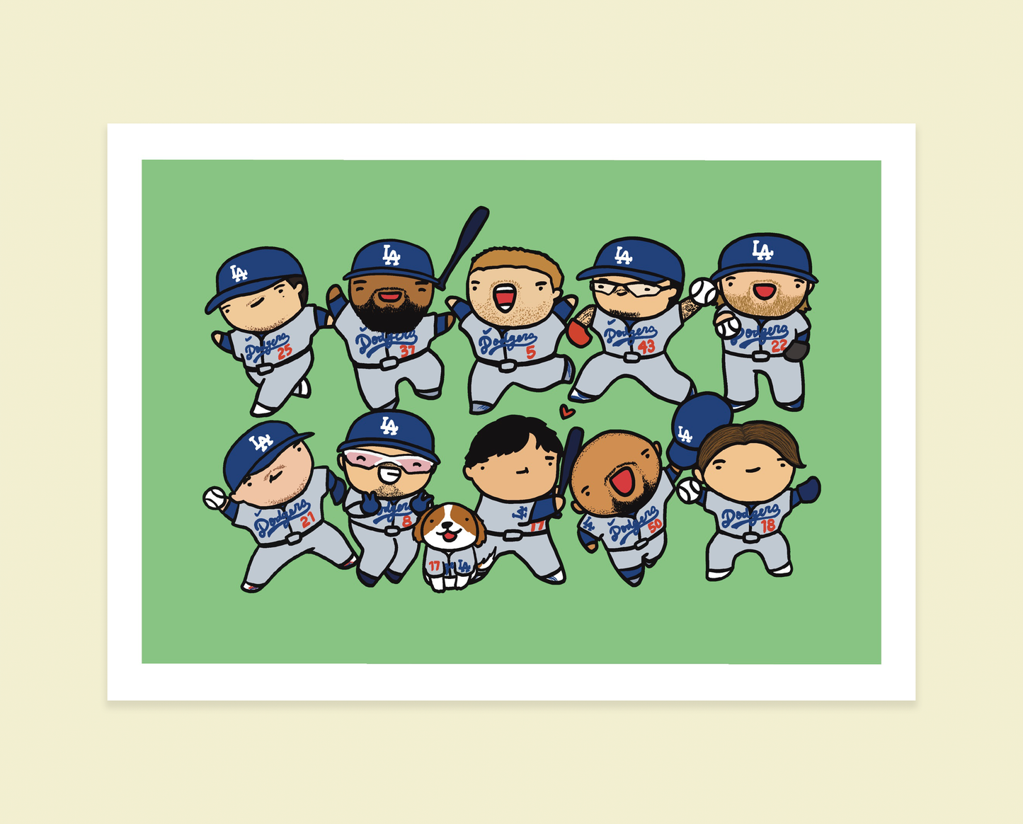 LA Dodgers Print