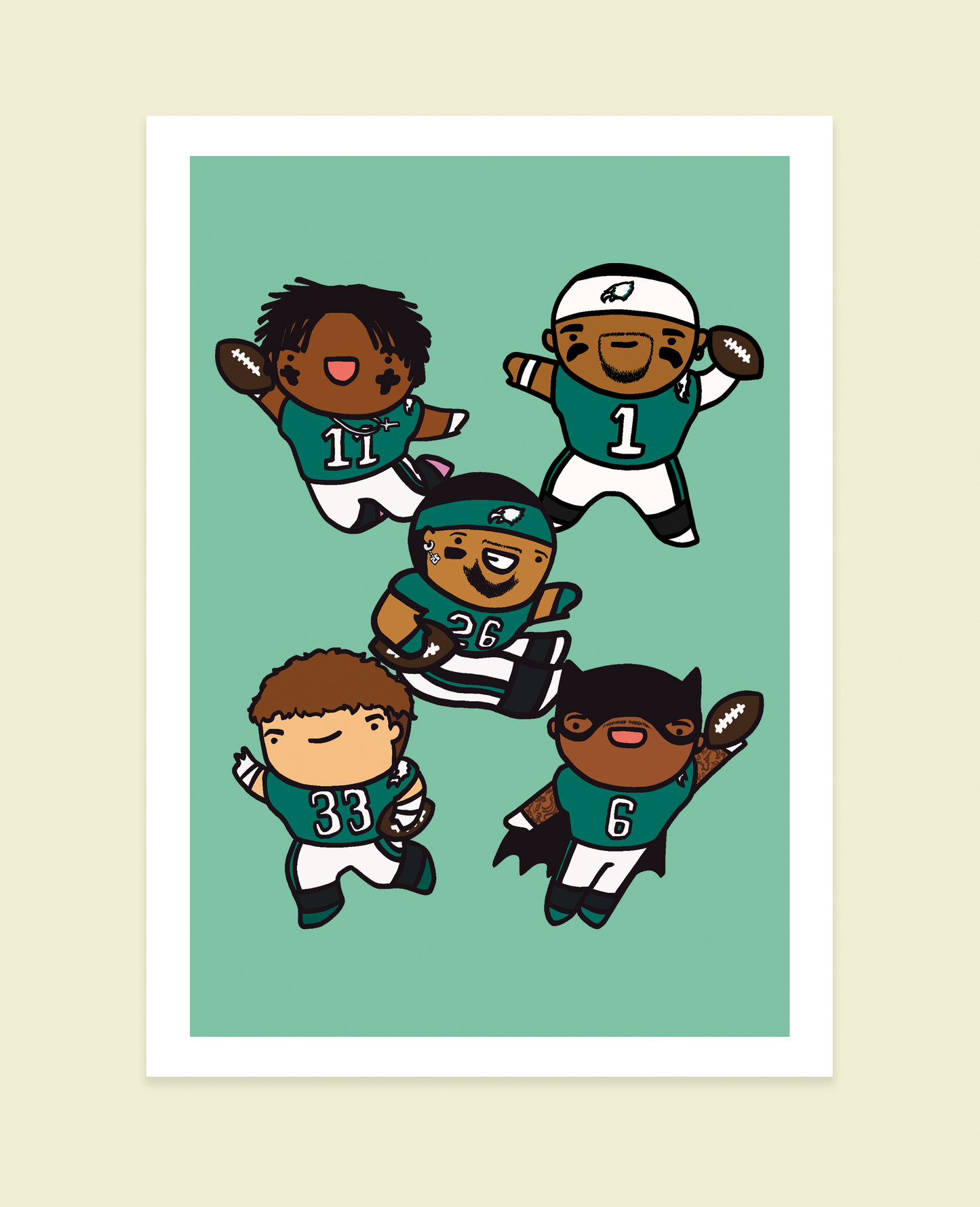 Philly Eagles Print