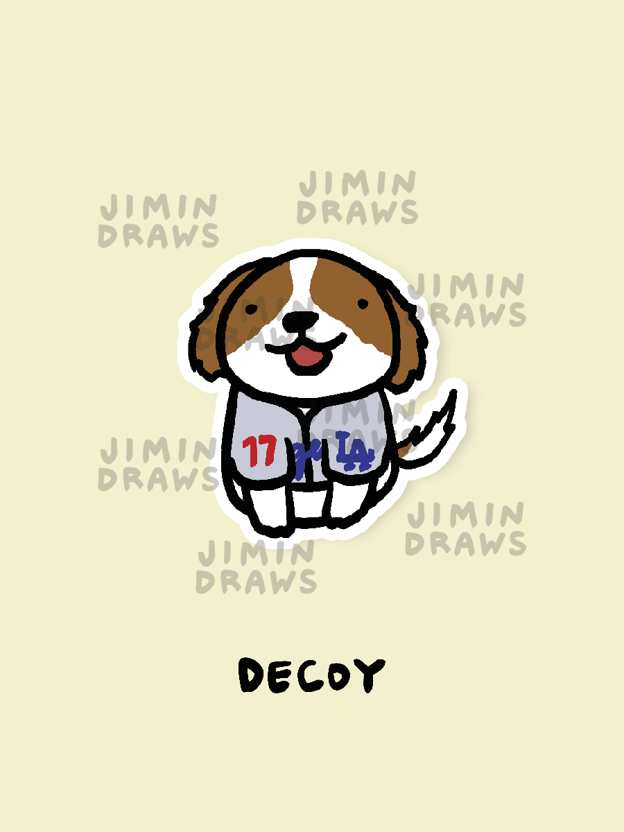 LA Dodgers Sticker Pack