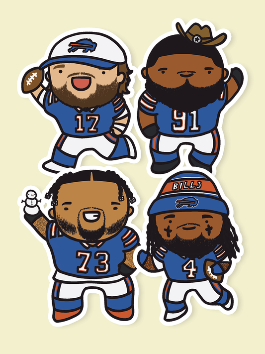 Buffalo Bills Sticker Pack