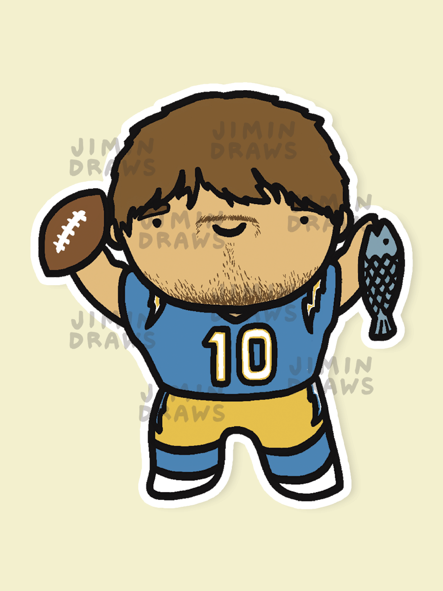 Los Angeles Chargers Sticker Pack
