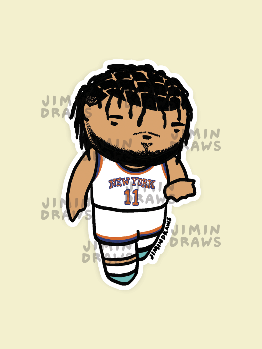 Jalen Brunson Magic Hand Sticker
