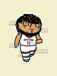 Jalen Brunson Magic Hand Sticker