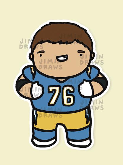 Los Angeles Chargers Sticker Pack