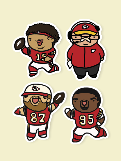 KC Chiefs Sticker Pack