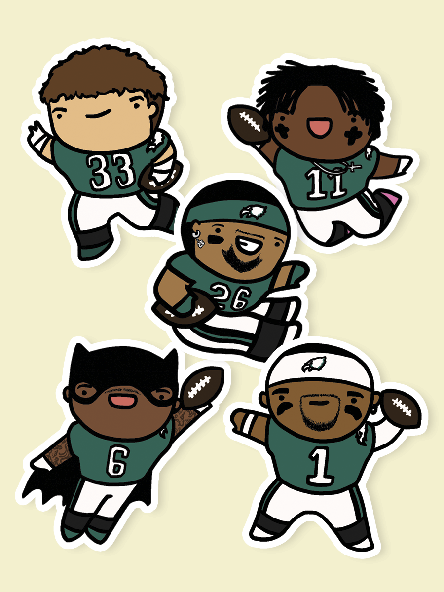 Philly Eagles Sticker Pack