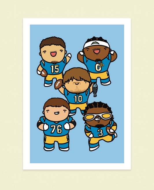 Los Angeles Chargers Print